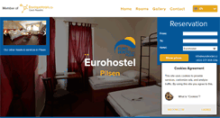 Desktop Screenshot of eurohostel.cz